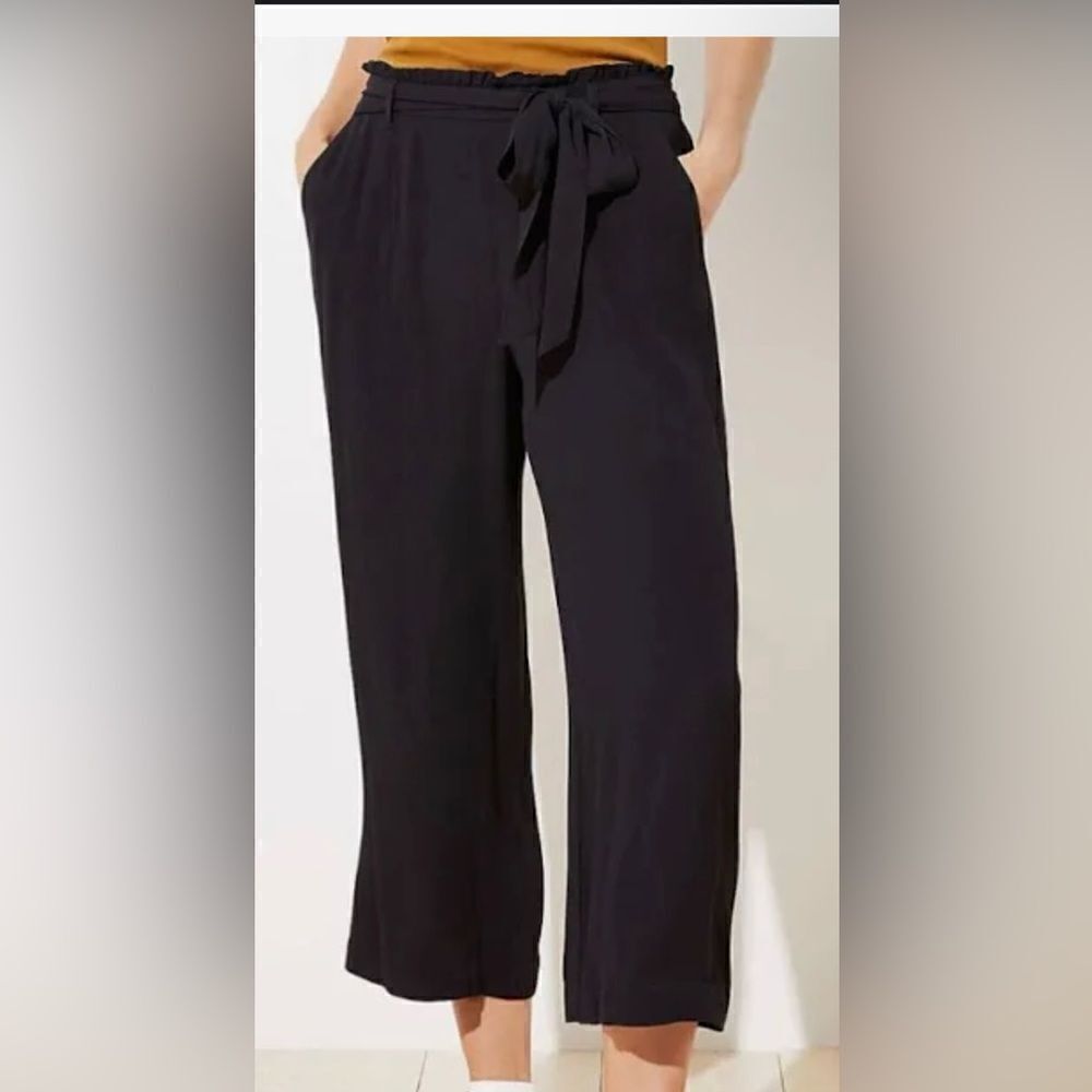 Loft Beach Black Swim Pants Size Medium Beach Pants Pull On
